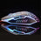6 Keys Crack Pattern Wired Optical Game Mouse 2400DPI with Breathing Backlit Light - 3