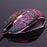 6 Keys Crack Pattern Wired Optical Game Mouse 2400DPI with Breathing Backlit Light - 6