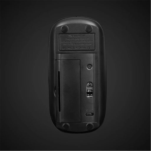 Bluetooth-compatible 3.0 Wireless Mouse 1600 DPI Battery Powered Slim Ergonomic Mice for PC Laptop - Black - 2