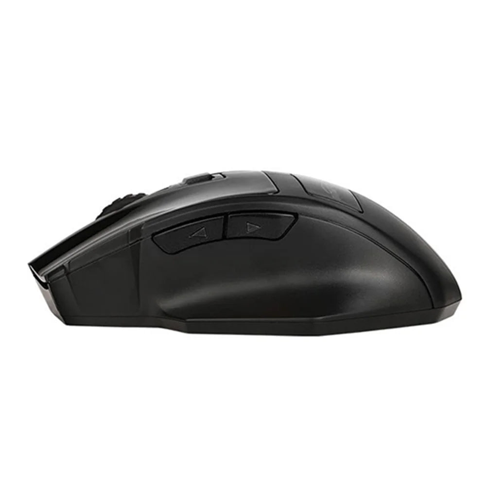 GINWFEIY W2 Rechargeable 2.4G Wireless Gaming Mouse 1600DPI 6 Keys Computer Laptop Tablet Ergonomic Mice - Black - 4