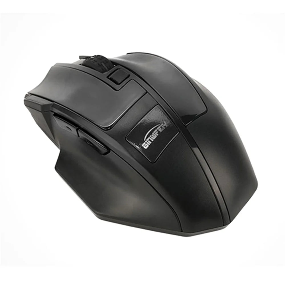GINWFEIY W2 Rechargeable 2.4G Wireless Gaming Mouse 1600DPI 6 Keys Computer Laptop Tablet Ergonomic Mice - Black - 5