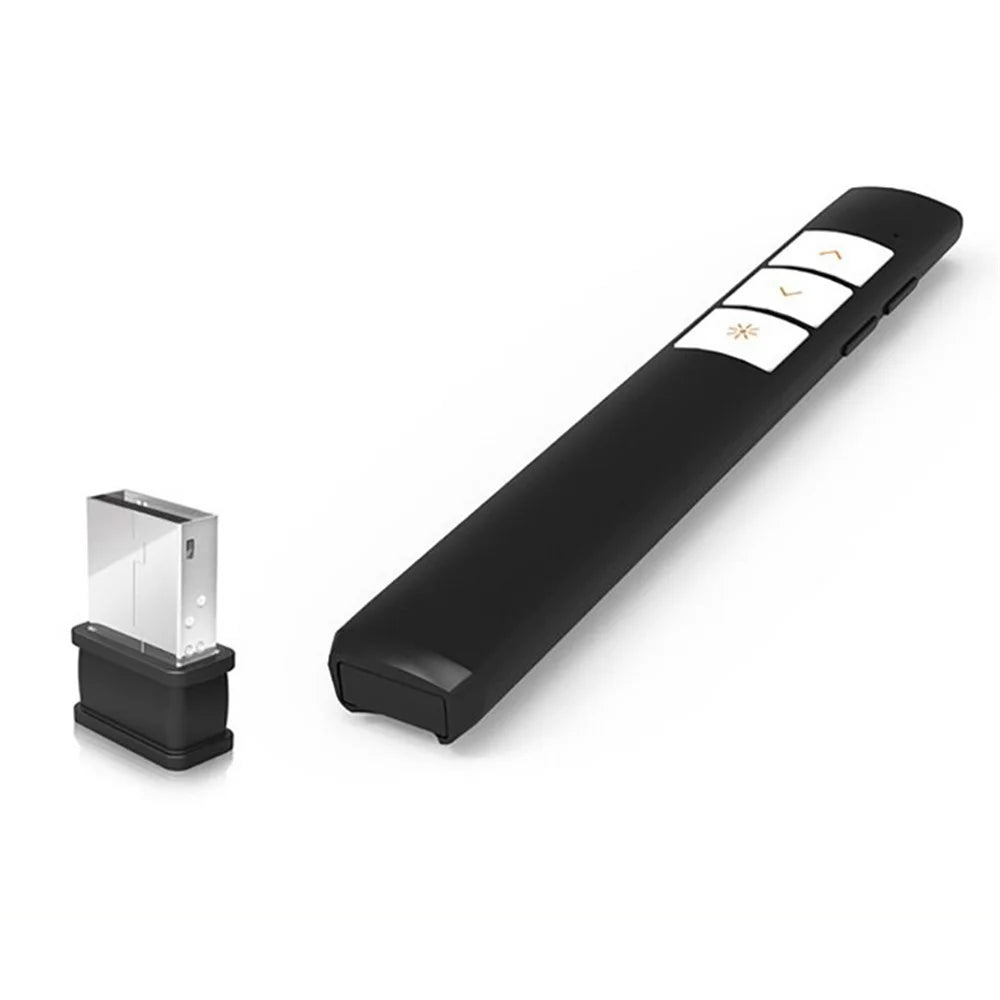 USB 2.4Ghz Wireless Remote Presenter PPT Red Laser Pointer Pen for Presentation Universal Powerpoint Remote - 1