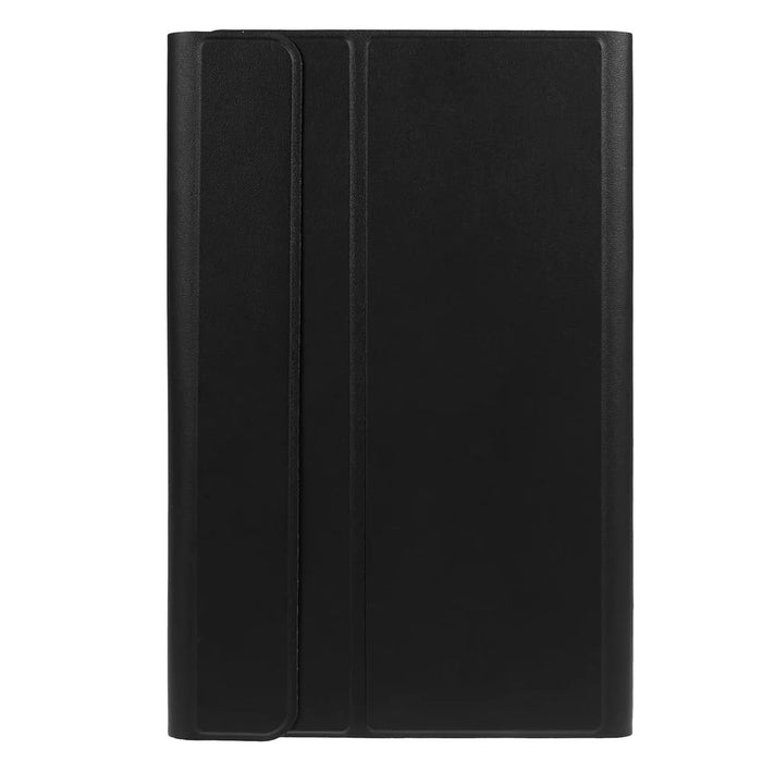 For Samsung Galaxy Tab A 10.1 (2019) SM-T515 SM-T510 Leather Stand Tablet Case with Detachable Magnetic Wireless Keyboard (Without Touchpad) (German Version) - Black - 2