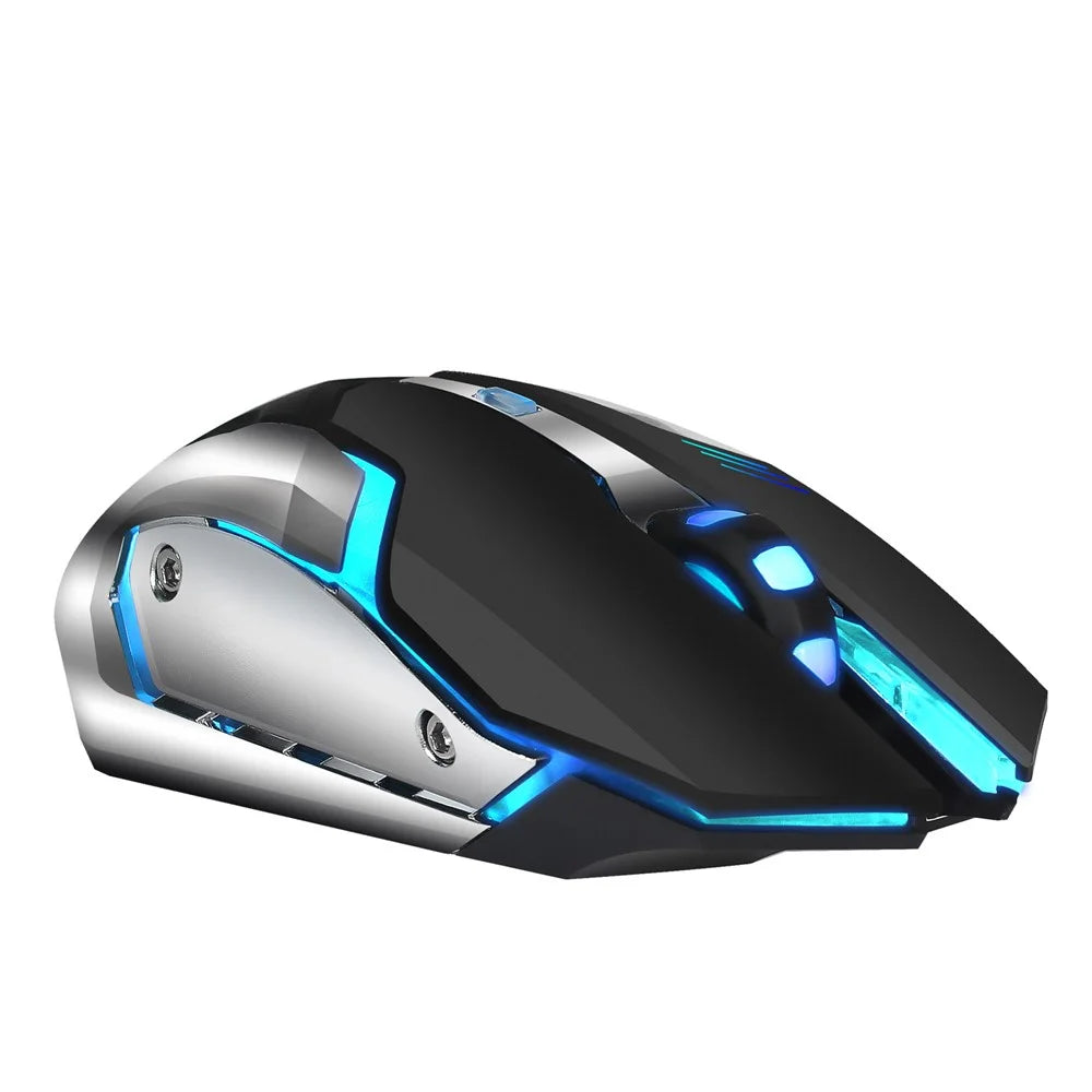 M10 Wireless Gaming Mouse 2400dpi Rechargeable 7 Color Backlight Breathing Comfort Gamer Mice - 6