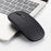M80 2.4G Wireless Mouse Rechargeable 800/1200/1600 DPI Computer Mouse Ultra-Thin Silent Mice for Home Office Notebook - Matte Black - 1