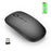 M80 2.4G Wireless Mouse Rechargeable 800/1200/1600 DPI Computer Mouse Ultra-Thin Silent Mice for Home Office Notebook - Matte Black - 3