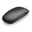 M80 2.4G Wireless Mouse Rechargeable 800/1200/1600 DPI Computer Mouse Ultra-Thin Silent Mice for Home Office Notebook - Matte Black - 5
