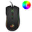 HXSJ A869 Seven Lightning Colors Game Four Gears Adjustment Electronic Sports Mouse - 1