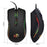 HXSJ A869 Seven Lightning Colors Game Four Gears Adjustment Electronic Sports Mouse - 3