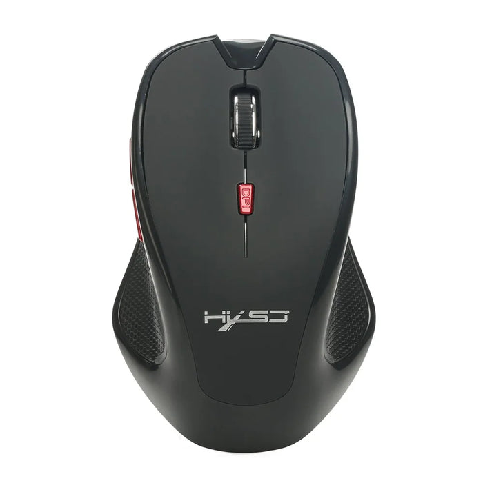 HXSJ T21 Bluetooth-compatible 3.0 Wireless Ergonomics Optical Mouse - Black - 1