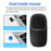 Aluminum Alloy Rechargeable 2.4G Wireless Mouse Bluetooth-compatible Mute Mice Dual Mode - Black - 2