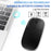 Aluminum Alloy Rechargeable 2.4G Wireless Mouse Bluetooth-compatible Mute Mice Dual Mode - Black - 7