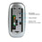 Bluetooth-compatible Wireless Mouse Silent Computer Mouse Slim Ergonomic PC Mice for Windows XP VISTA 7/8/10 - Black - 5