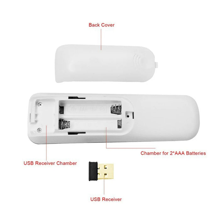 RII Mini i7 2.4Ghz Mini Wireless Air Mouse Remote Combo for TV Box PC Laptop - 6