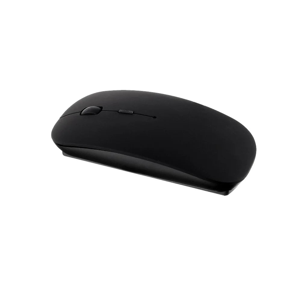 MODAO Super Thin Wireless Bluetooth-compatible 3.0 Keyboard + Bluetooth-compatible Optical Mouse Set - Black - 6