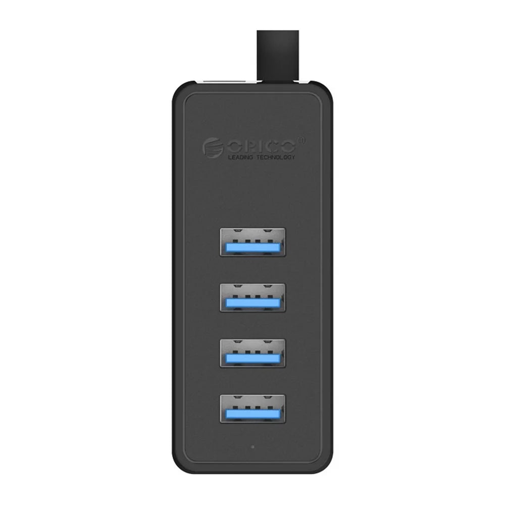 ORICO USB3.0 Desktop 4-Port HUB for Laptop Computer, Cable Length: 30cm (W5P-U3-30) - Black - 4
