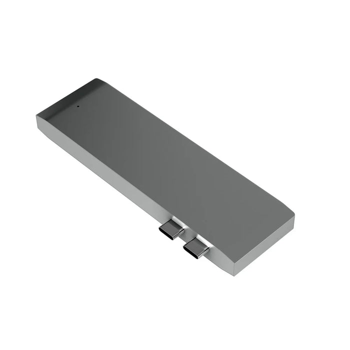6-in-1 Dual USB Type-C Multi-Port Card Reader Adapter Converter for MacBook - 2
