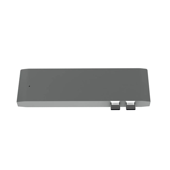 6-in-1 Dual USB Type-C Multi-Port Card Reader Adapter Converter for MacBook - 6