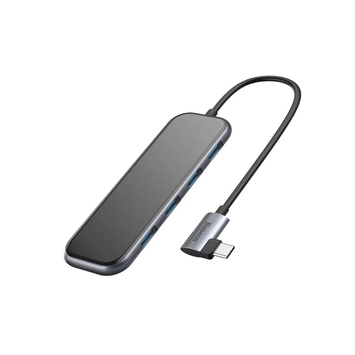 BASEUS Multi-function HUB Type-C to USB3.0*4+PD for Mobile Phone and Computer - Dark Grey - 7