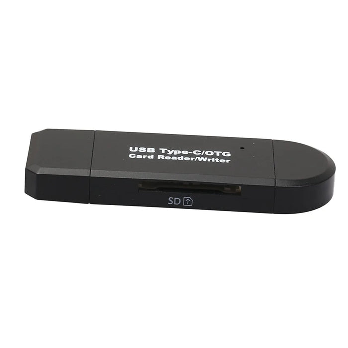 USB-C Type C + USB 3.0 + Micro USB OTG TF/SD Card Reader for Phone MacBook - 5
