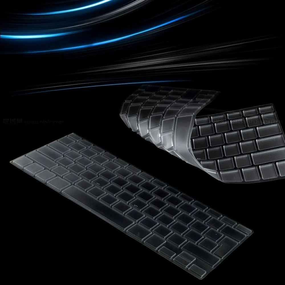 HAT PRINCE Silicone Keyboard Protector Skin for Macbook 15.4inch / 13.3inch (EU Versions) - 1