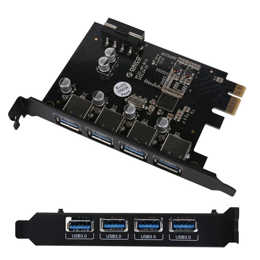 ORICO PME-4U 4-Port USB3.0 PCI-E Expansion Card 3.0 Adapter to USB 3.0 HUB PCI-E Extender Card - 2