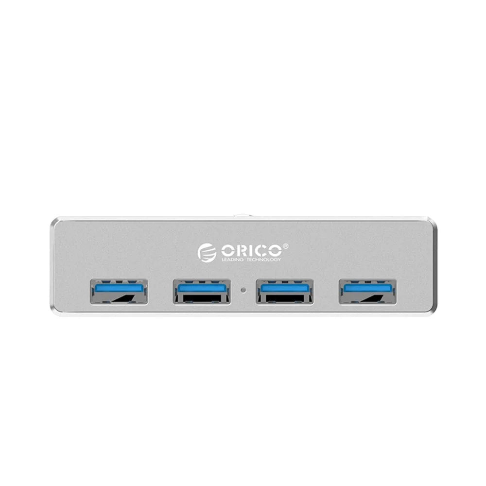 ORICO MH4PU 4 USB 3.0 Hub High Speed Charge 5Gbps Data Transmission Clip-type USB Splitter Adapter for Desktop Laptop, Clip Range 10-32mm - 3