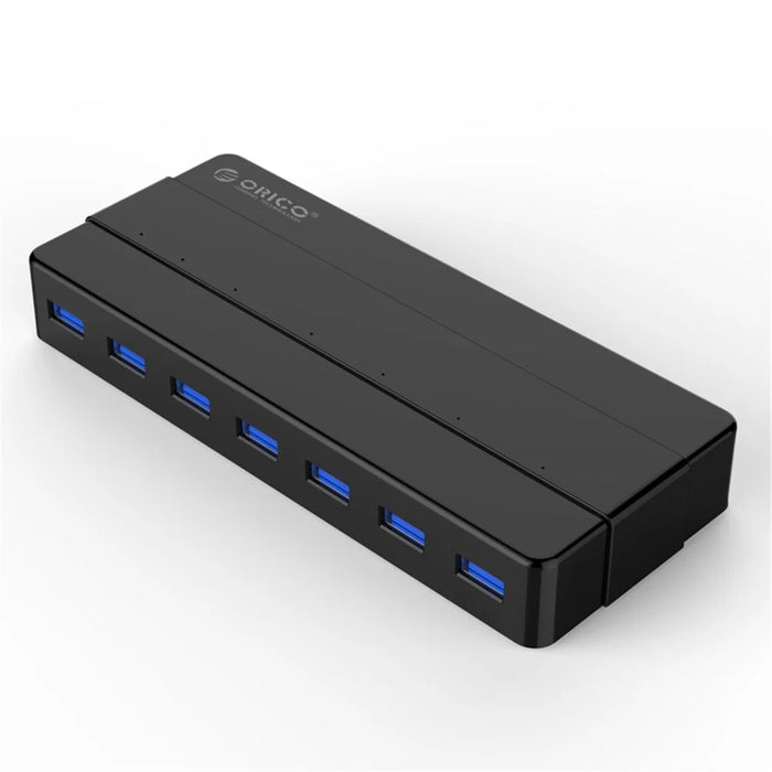 ORICO H7928-U3 7 Ports USB 3.0 Desktop HUB with 12V/2A Power Adapter - US Plug - 1
