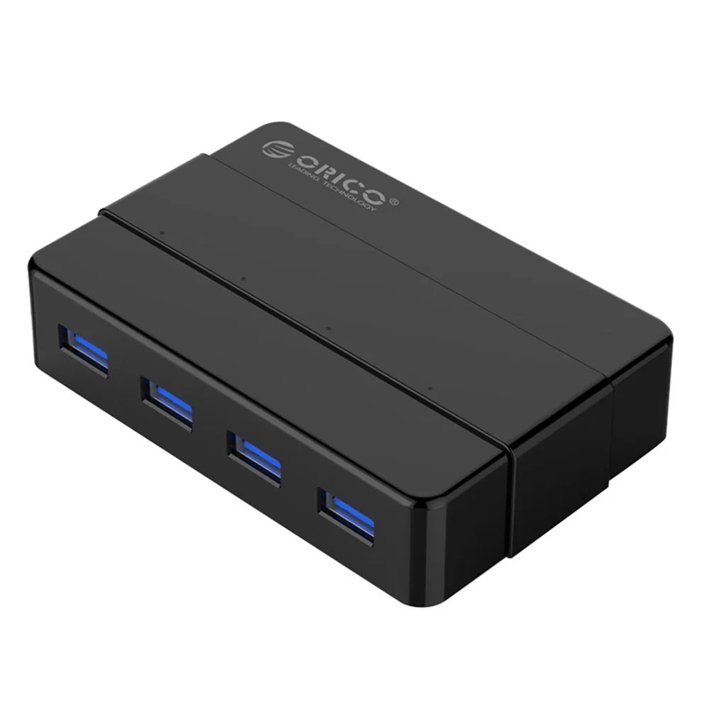 ORICO H4928-U3 4-Port USB3.0 Hub for Windows XP / Vista / 7 / 8 / 10 / Linux / Mac OS - Black / EU Plug - 3
