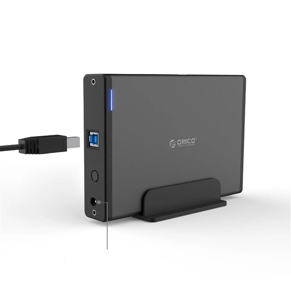 ORICO 7688U3 USB 3.0 to SATA 3.0/3.5 inch External Hard Drive Enclosure - US Plug - 7