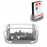 ORICO 6139U3-CR Transparent USB 3.0 to SATA 3.0 HDD Docking Station - US Plug - 1