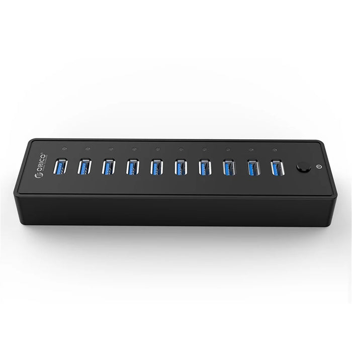ORICO P10-U3 Super High Speed 5Gbps 10 Ports USB3.0 Hub - US Plug - 2