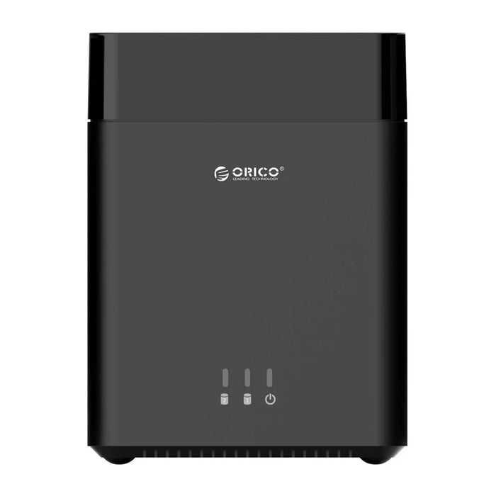 ORICO DS200U3-BK 3.5 Inch 2 Bay Magnetic Type USB 3.0 Hard Drive Enclosure - AU Plug - 2