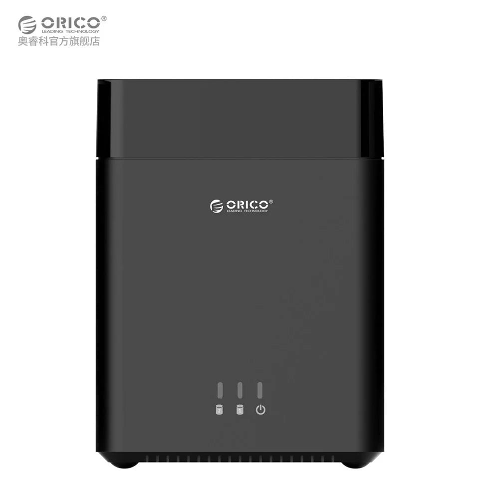 ORICO DS200C3-BK 3.5 inch 2 Bay Magnetic-type Type-C Hard Drive Enclosure - 3