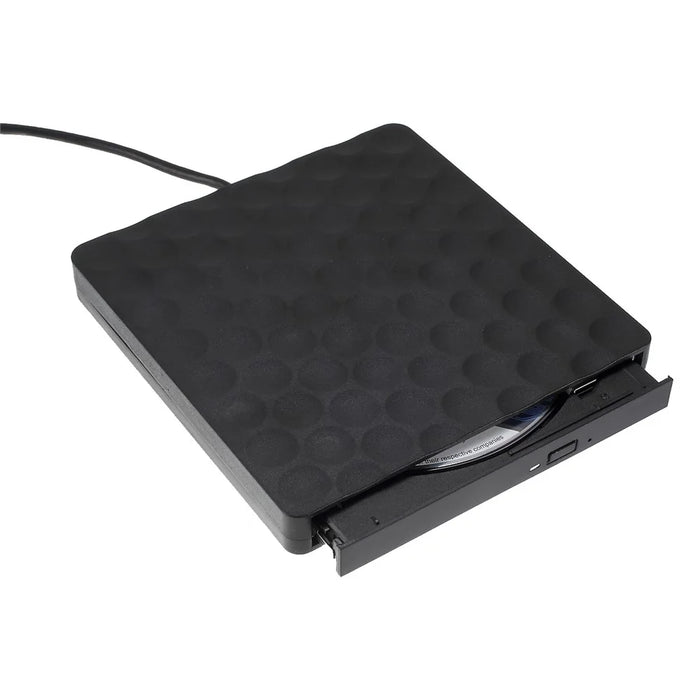 Dots Design CD Burner Drive DVD-RW Pop-Up External Optical Drive [with USB3.0 Port Cable] for Notebook / PC / Macbook - 6