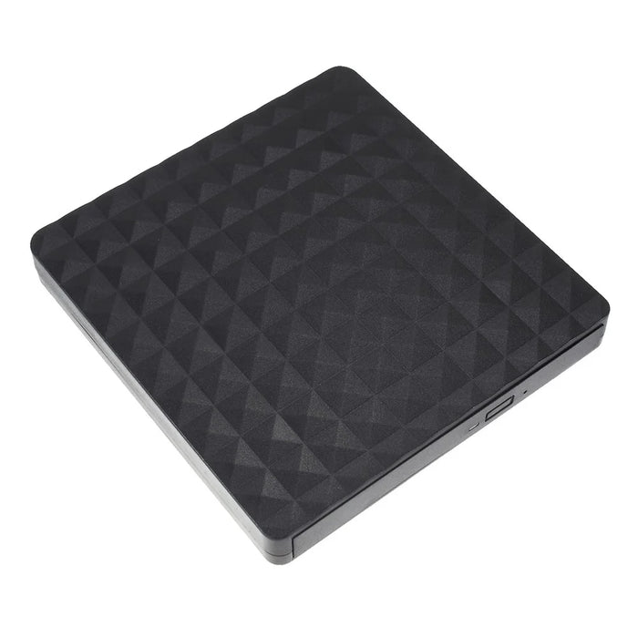 Rhombus Shape External Optical Drive DVD-RW [with USB3.0 Port Cable] for Notebook / PC / Macbook - 2