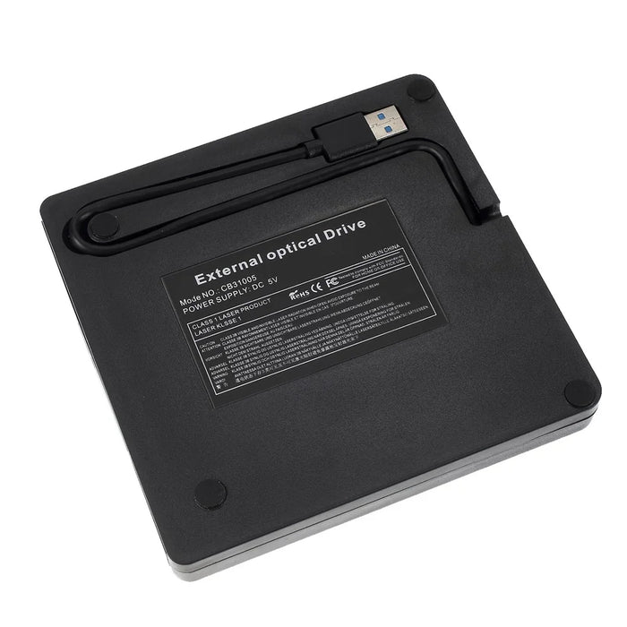 Rhombus Shape External Optical Drive DVD-RW [with USB3.0 Port Cable] for Notebook / PC / Macbook - 3