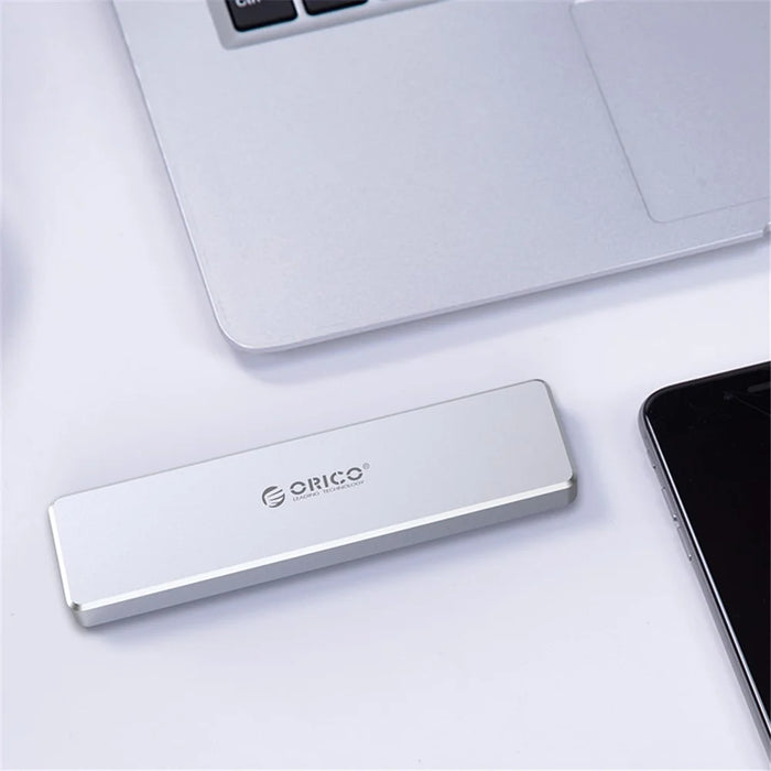 ORICO PVM2-C3 Mini Clip-open M.2 SSD Enclosure - Silver - 6