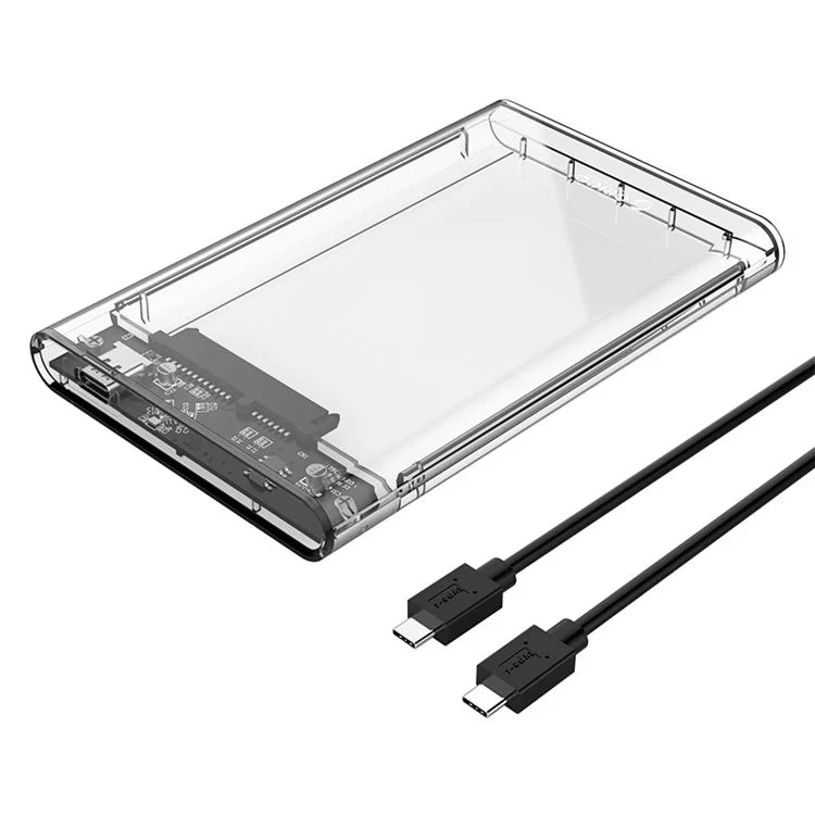 ORICO 2159C3-G2 Transparent 10Gbps Hard Drive Enclosure with Stand for 2.5inch HDD / SSD - 3
