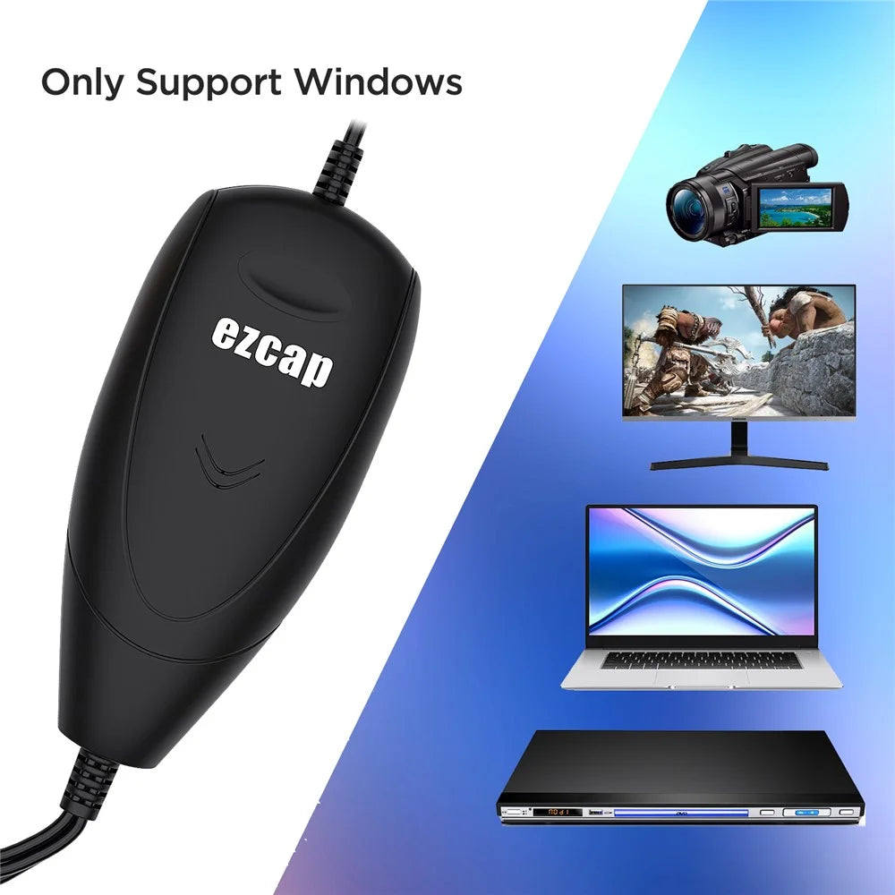 EZCAP 172 USB Video Capture Adapter for Window Xp/2000/vista/7/8 - 2