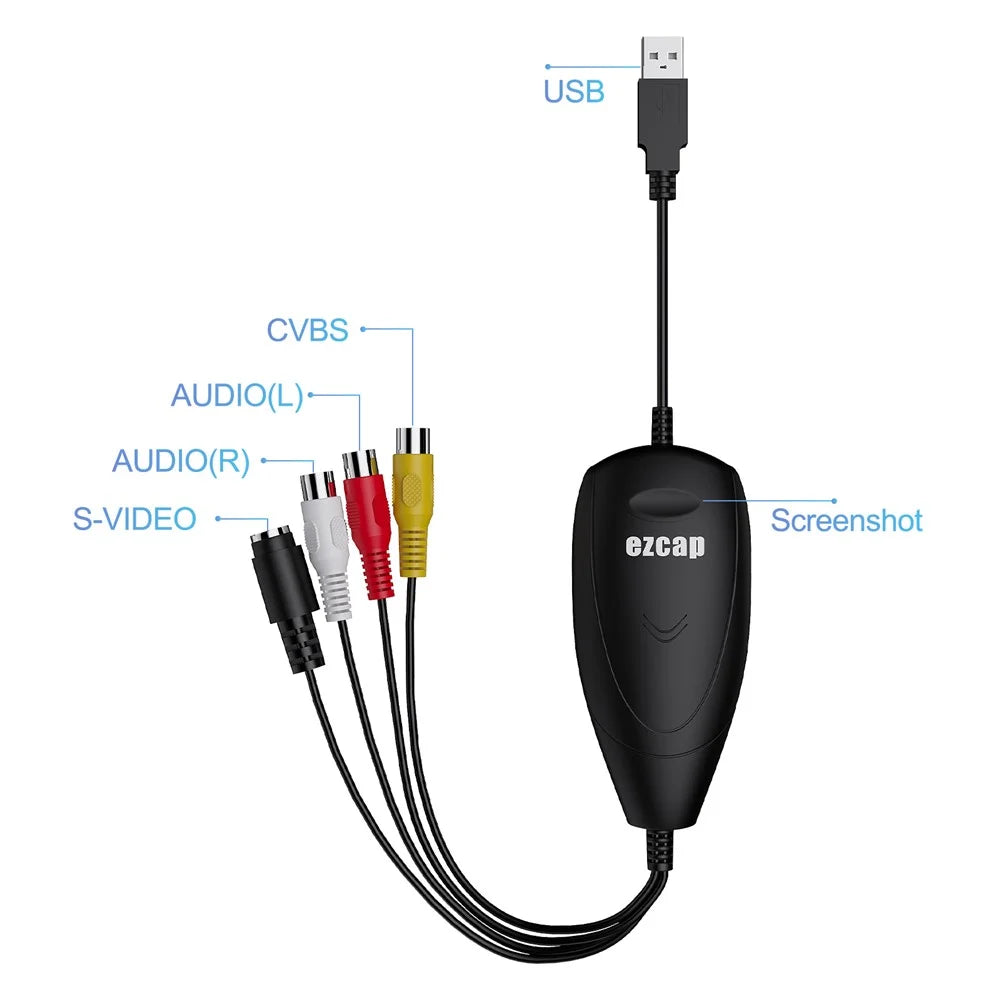 EZCAP 172 USB Video Capture Adapter for Window Xp/2000/vista/7/8 - 3