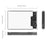ORICO 2139C3 USB 3.1 Gen1 Type-C to SATA III 2.5'' Transparent External Hard Drive Enclosure for 2.5 inch SATA Type-C HDD/SSD - 5