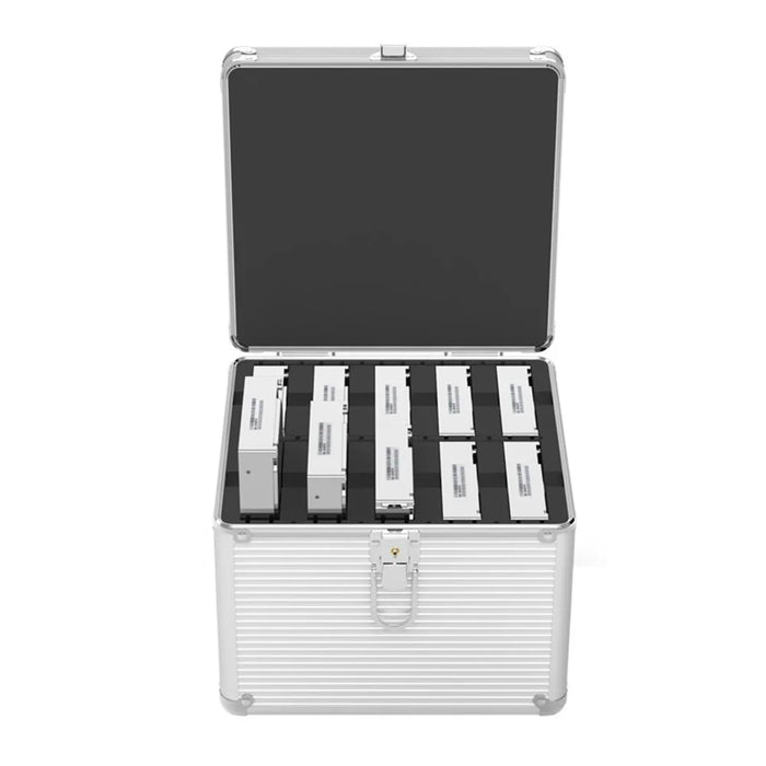 ORICO 10-Bay 3.5 Inch Aluminum Hard Drive Protection Box (BSC35-10) - Silver Color - 4