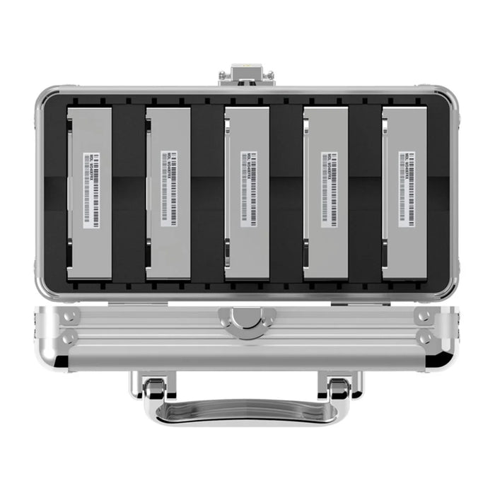 ORICO BSC35-05 5-Bay 3.5 Inch Aluminum Hard Drive Protection Box - Silver Color - 4
