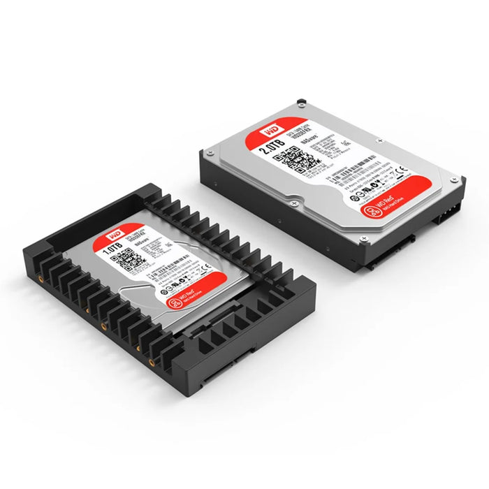 ORICO 1125SS 2.5'' to 3.5'' Hard Drive Adapter Converter Mounting Frame Tray for 7/9.5/12.5mm 2.5 Inch HDD/SSD with SATA III Interface - 4