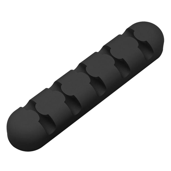 ORICO CBS5 5-slot Self-sticky Stripe Data Cable Audio Cable Silicone Cable Cord Organizer - Black - 2