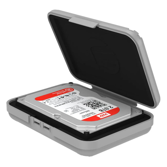 ORICO 3.5 inch Anti-Static Hard Disk Drive Protective Box (PHX35-V1) - Grey - 5