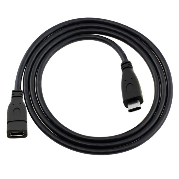 1m USB-C USB 3.1 Type-C Male to Type-C Female Extension Data Cable for Macbook Tablet Mobile Phone Hard Disk Drive - 2