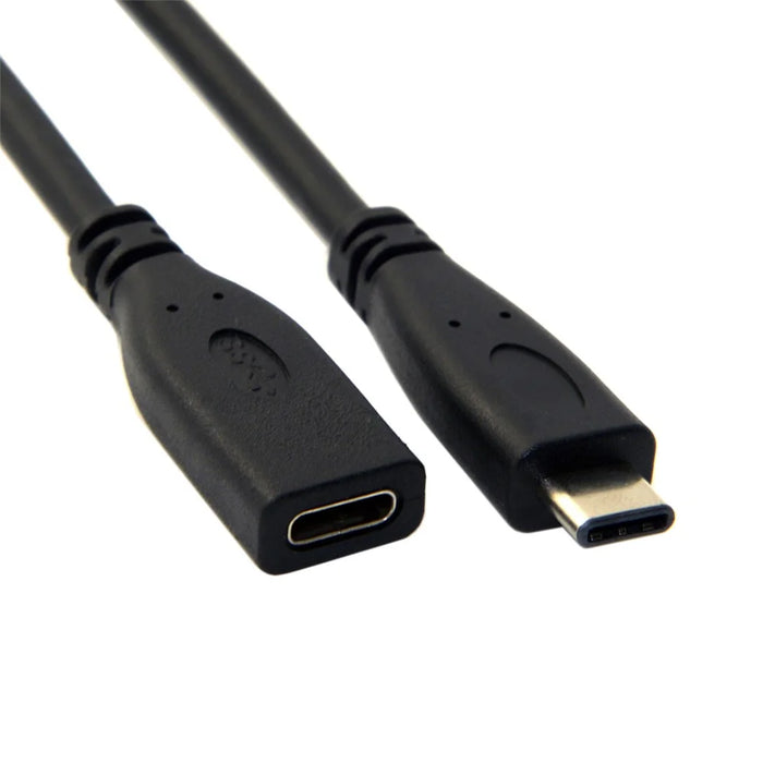 1m USB-C USB 3.1 Type-C Male to Type-C Female Extension Data Cable for Macbook Tablet Mobile Phone Hard Disk Drive - 4
