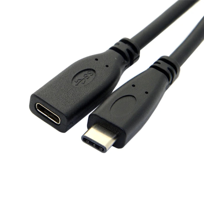 1m USB-C USB 3.1 Type-C Male to Type-C Female Extension Data Cable for Macbook Tablet Mobile Phone Hard Disk Drive - 6